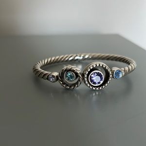 Brighton bracelet purple and blue stones